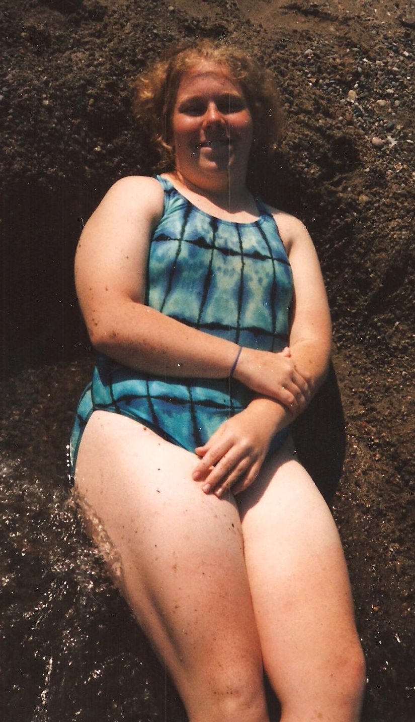 swimsuit At 15 -- starting to lose weight, and clearly not comfortable in my body or a swimsuit